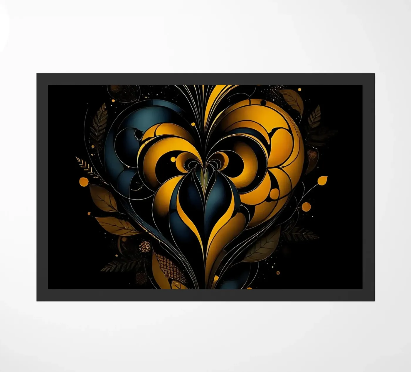 Hart_1 deurmat van schwarz-gelb by LK