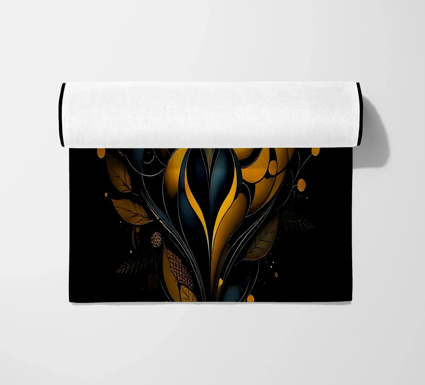 Hart_1 strandhanddoek van schwarz-gelb by LK