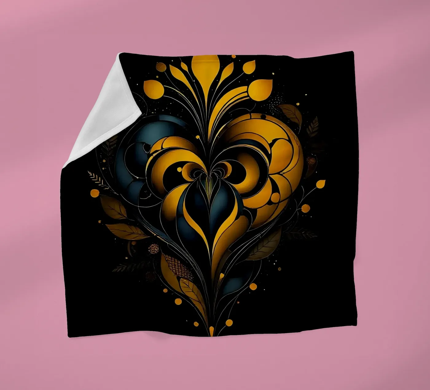 Cuore_1 coperta in pile da schwarz-gelb by LK