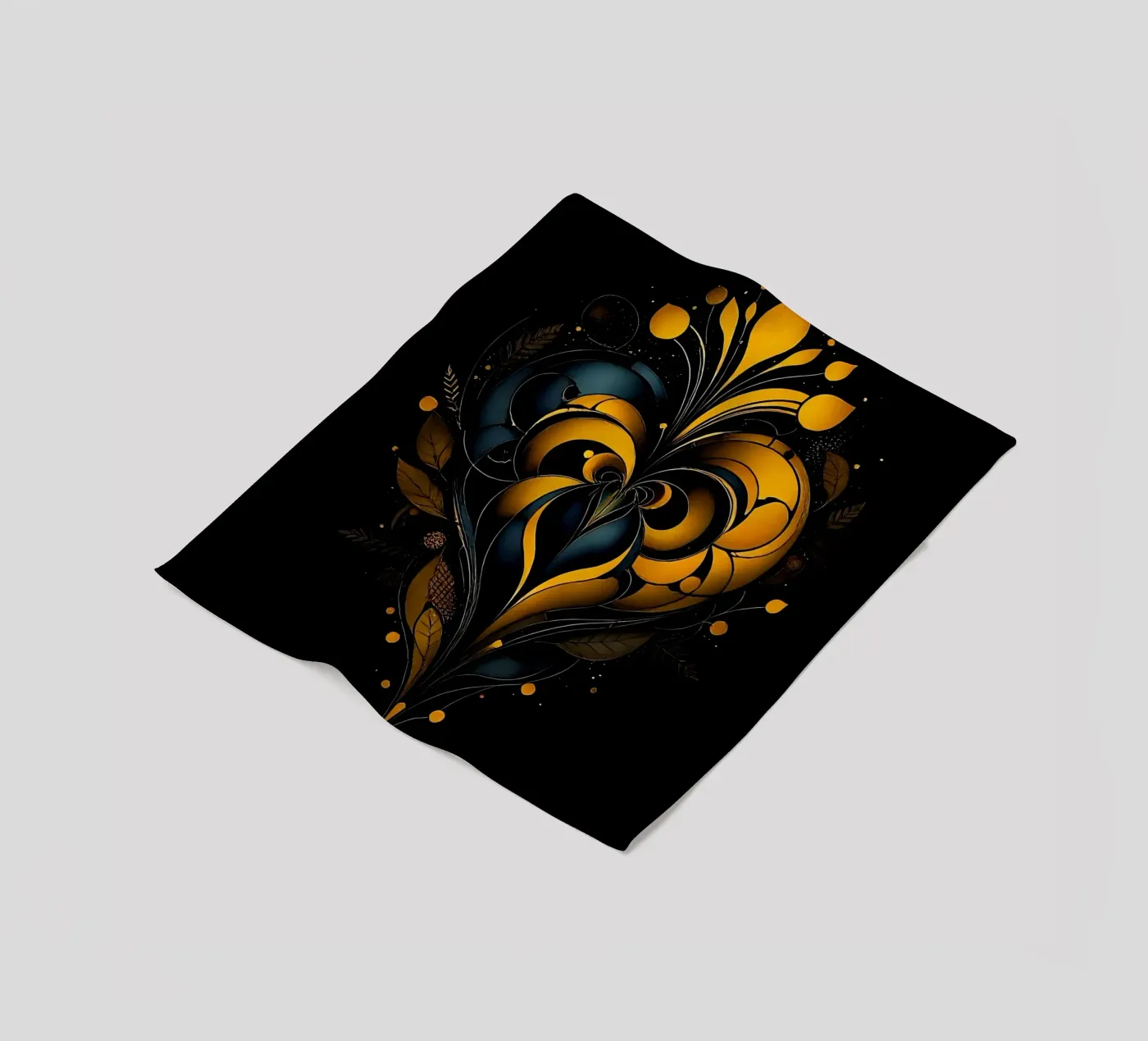 Cuore_1 coperta in pile da schwarz-gelb by LK