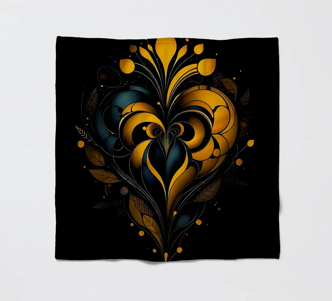 Cuore_1 coperta in pile da schwarz-gelb by LK