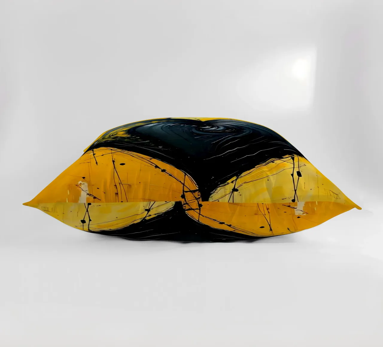 Cuore_2 cuscino da schwarz-gelb by LK