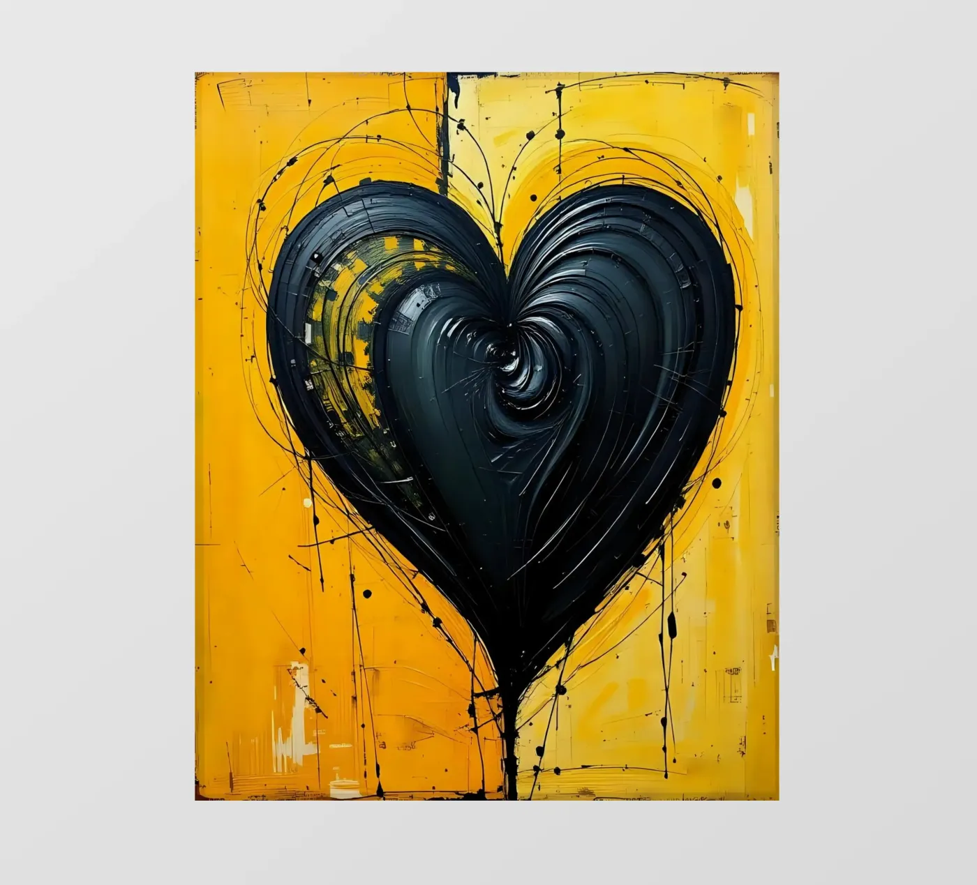 Cuore_2 pellicola backlit da schwarz-gelb by LK