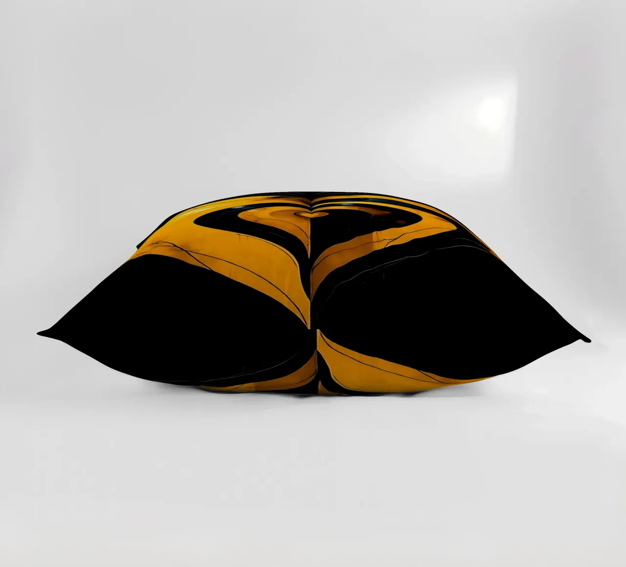 Cuore_3 cuscino da schwarz-gelb by LK