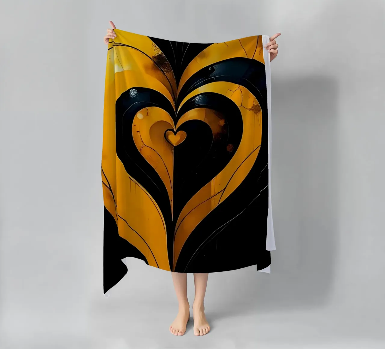 Cuore_3 telo mare da schwarz-gelb by LK