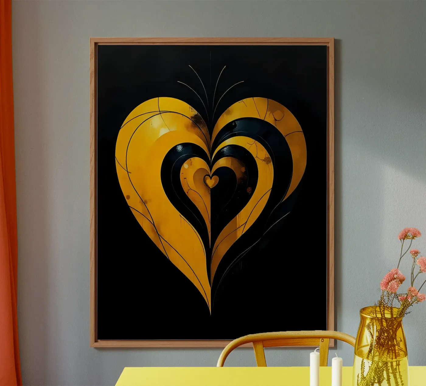 Cuore_3 pannello forex da schwarz-gelb by LK
