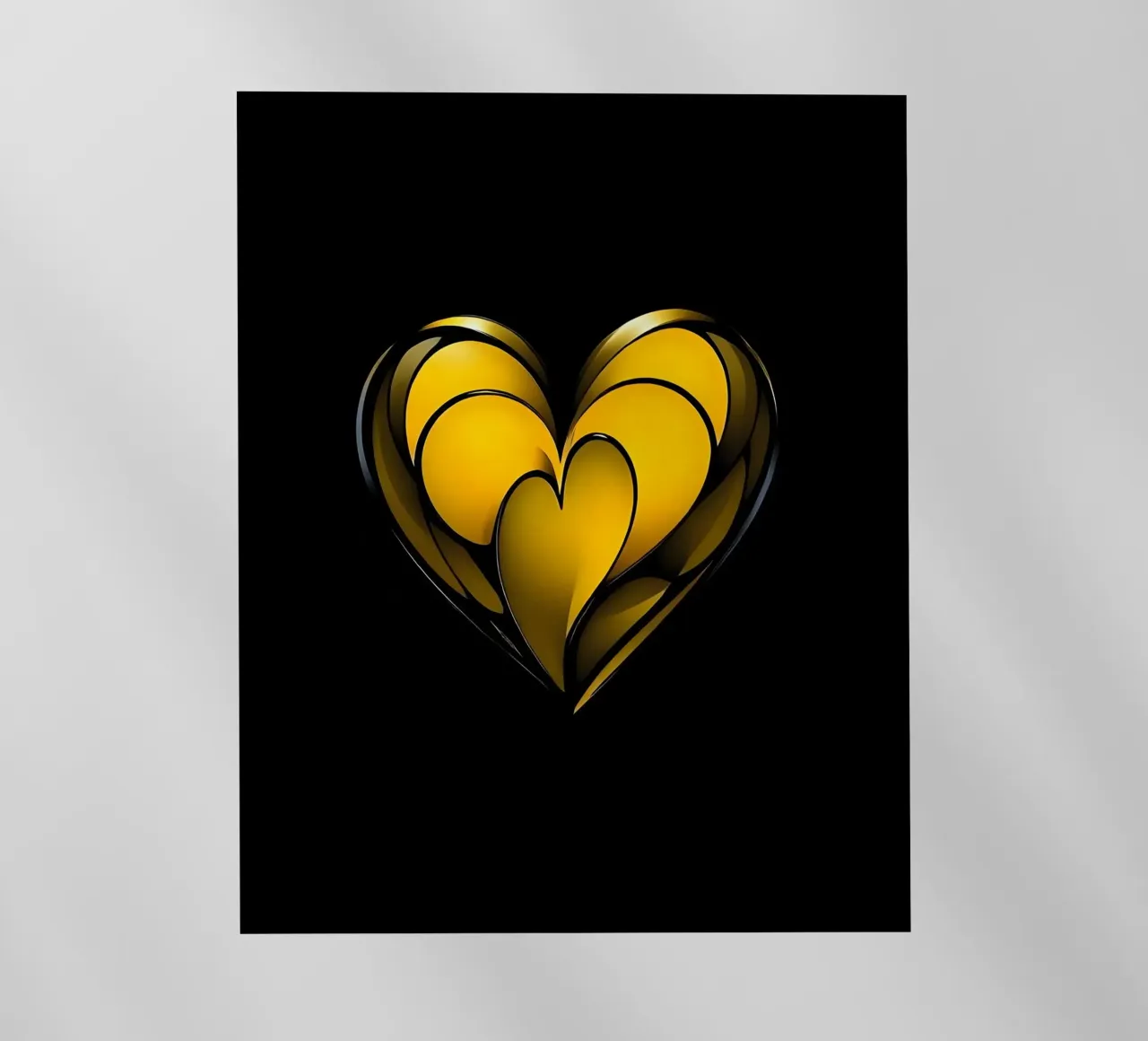 Cuore_4 pellicola backlit da schwarz-gelb by LK