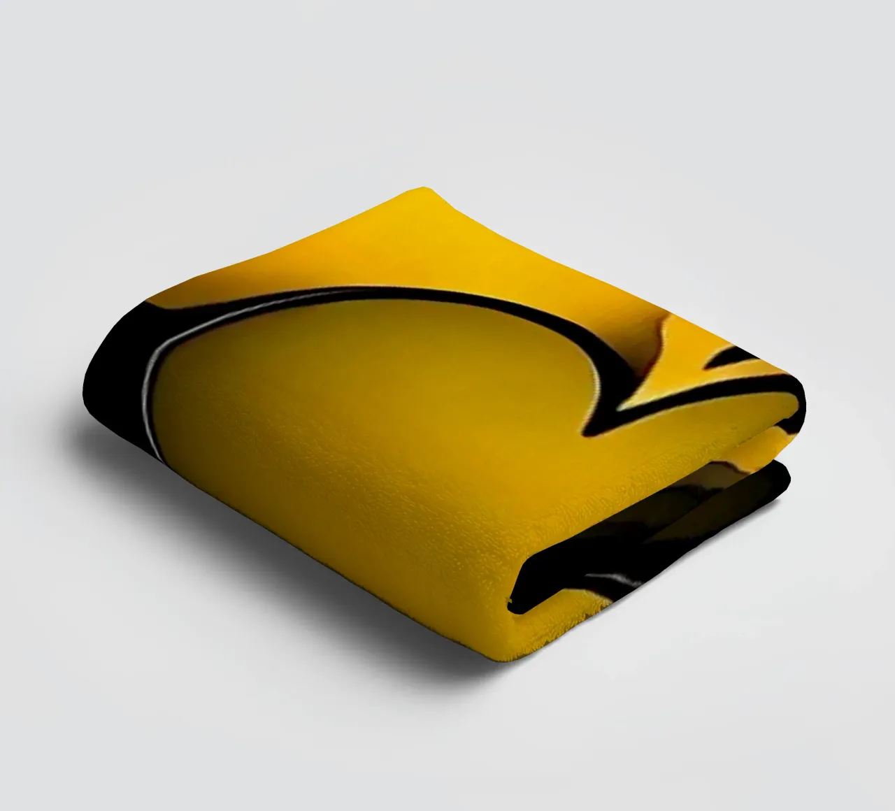Cuore_4 asciugamano da bagno da schwarz-gelb by LK