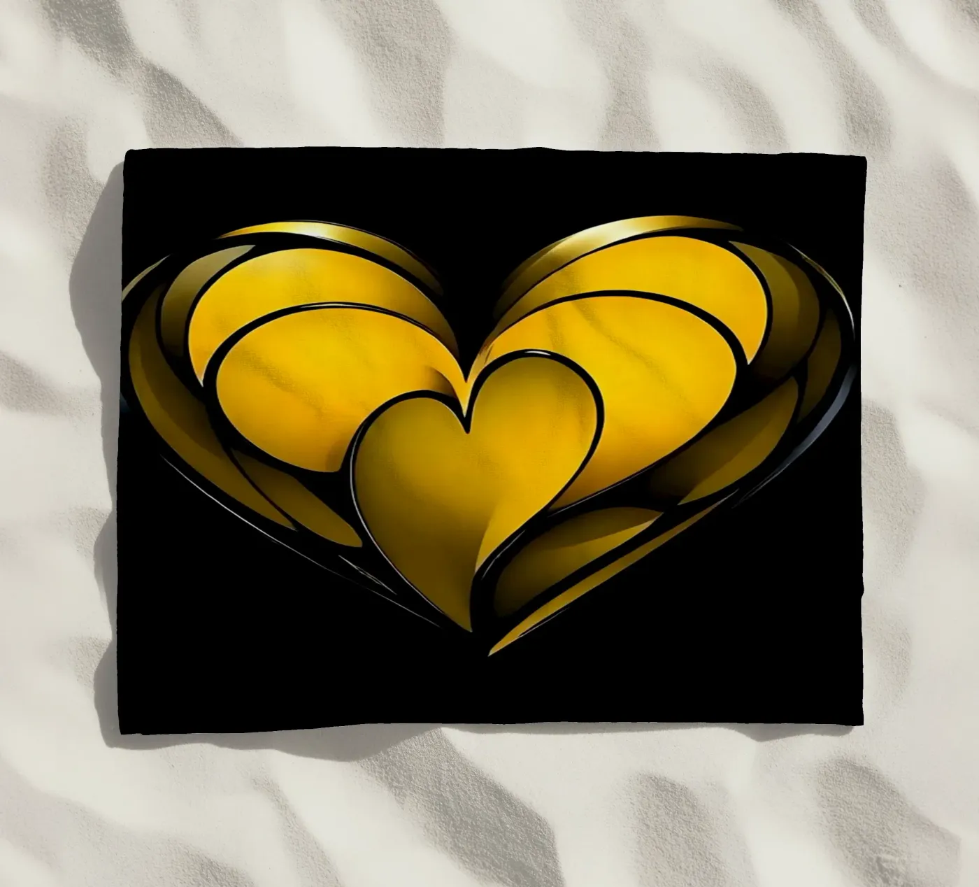 Heart_4 telo mare da schwarz-gelb by LK