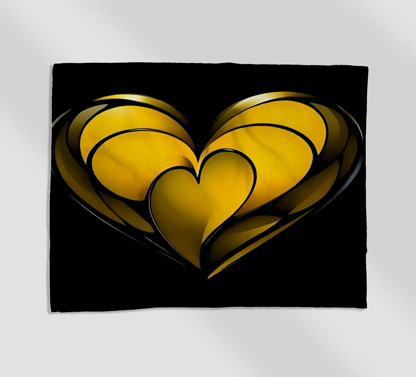 Heart_4 telo mare da schwarz-gelb by LK