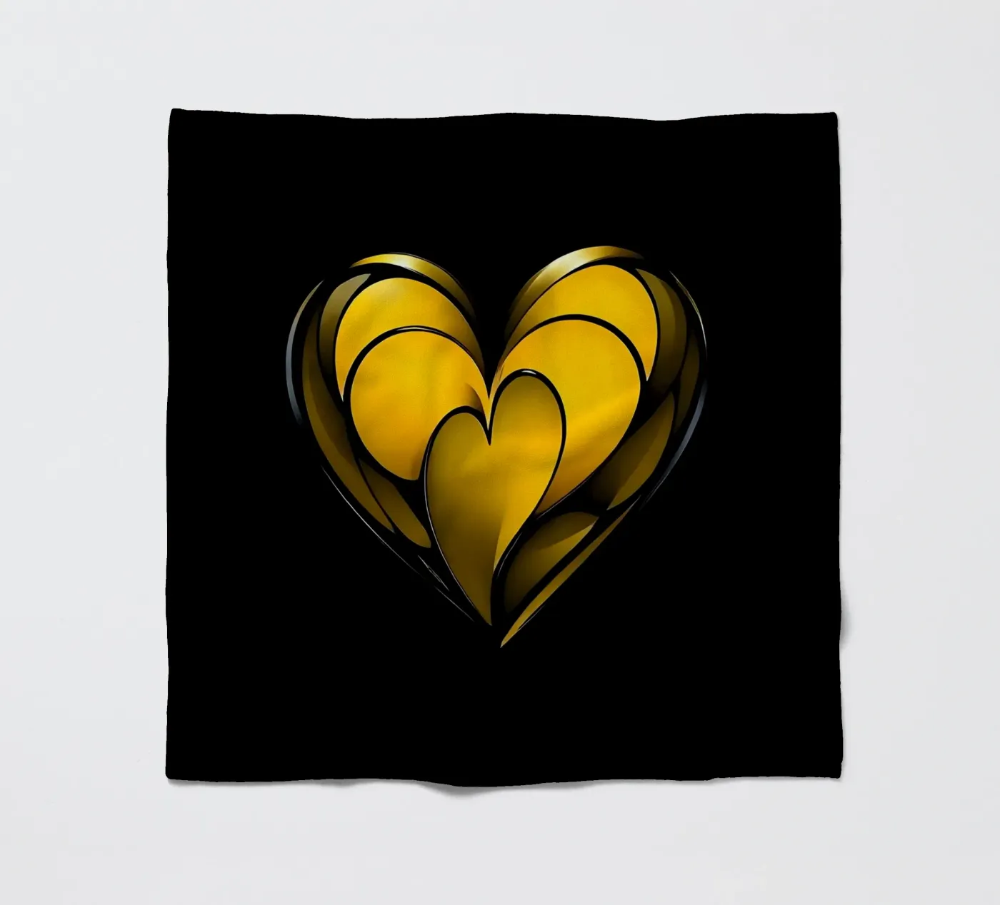 Cuore_4 coperta in pile da schwarz-gelb by LK