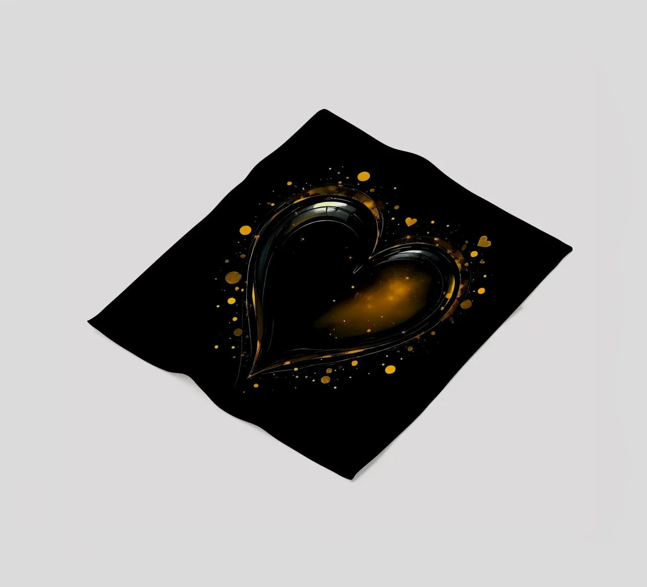 Cuore_5 coperta in pile da schwarz-gelb by LK