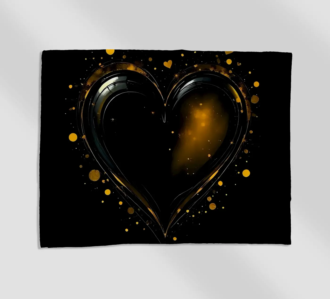 Heart_5 telo mare da schwarz-gelb by LK