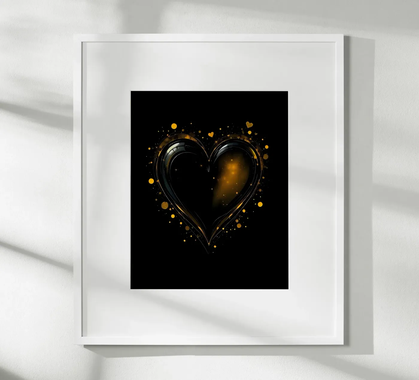 Heart_5 poster da schwarz-gelb by LK
