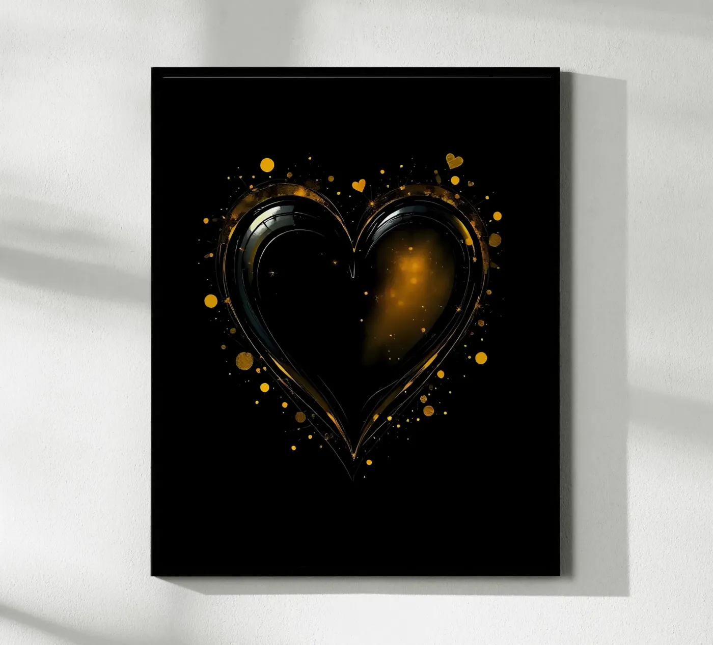 Heart_5 poster da schwarz-gelb by LK