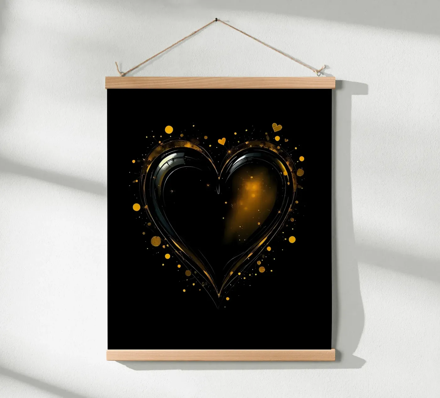 Heart_5 poster da schwarz-gelb by LK