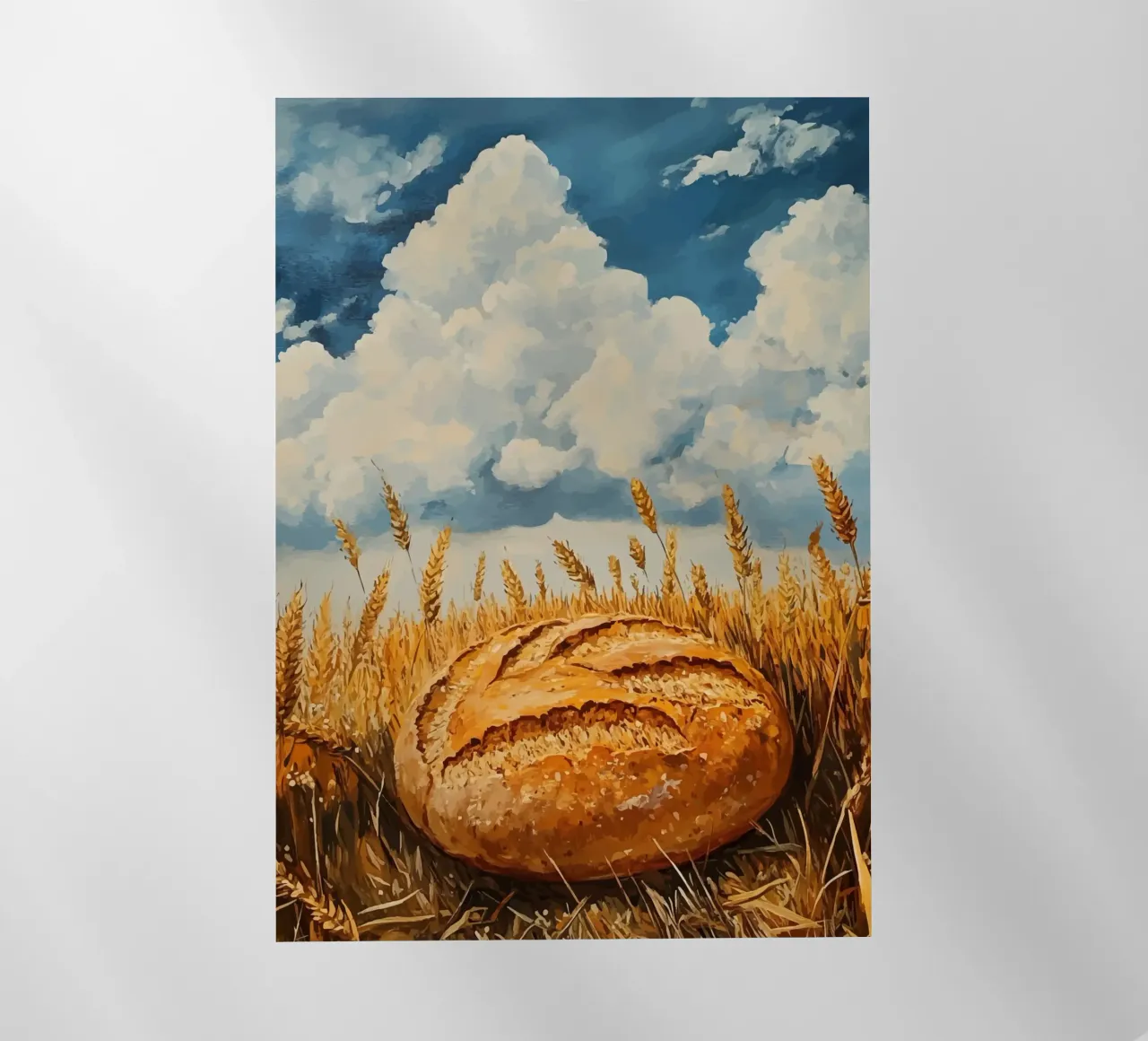 Bread & Wheat - Rural Harvest Art backlit film by pixelbull - medieval art and more