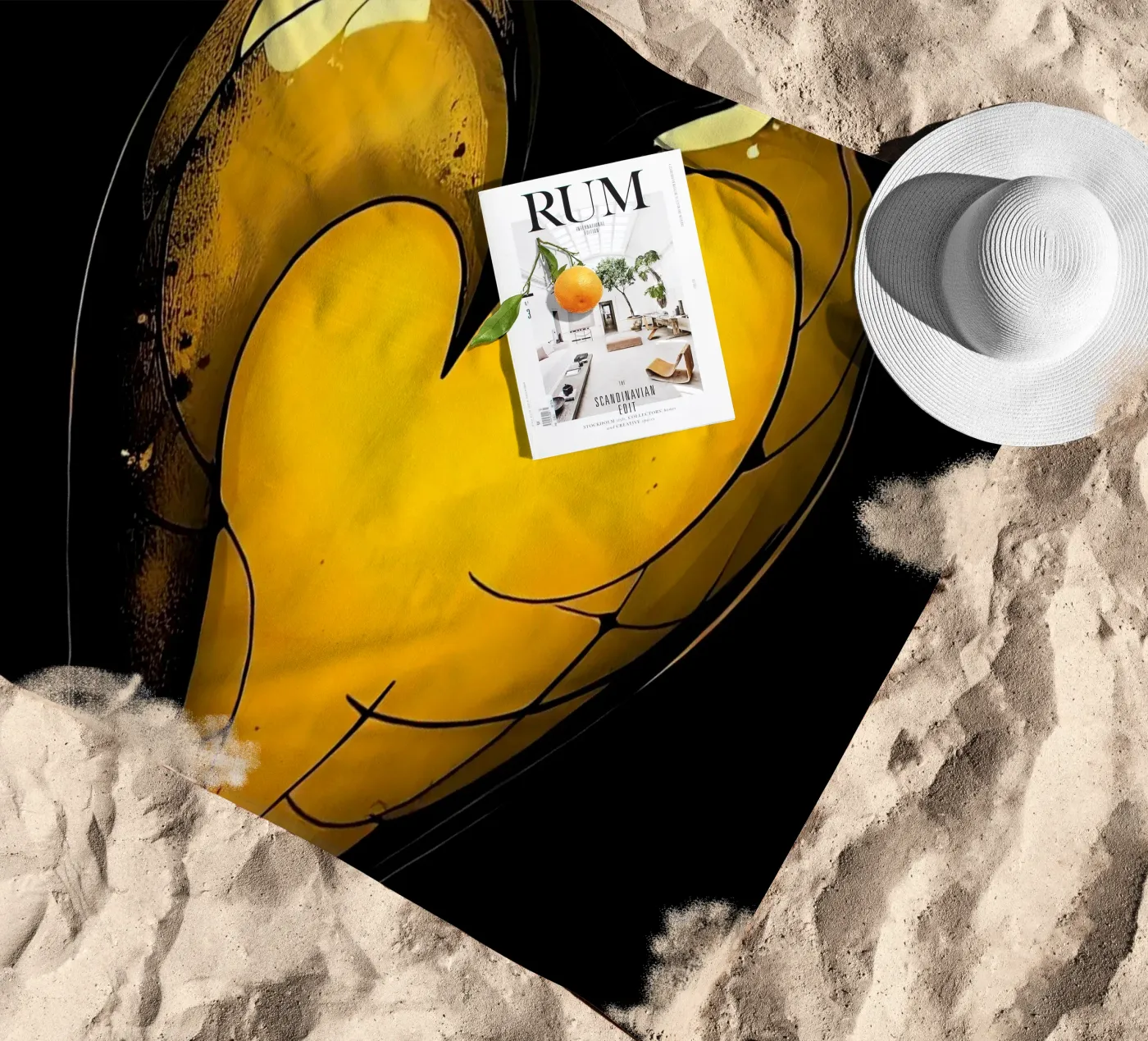 Heart_6 telo mare da schwarz-gelb by LK