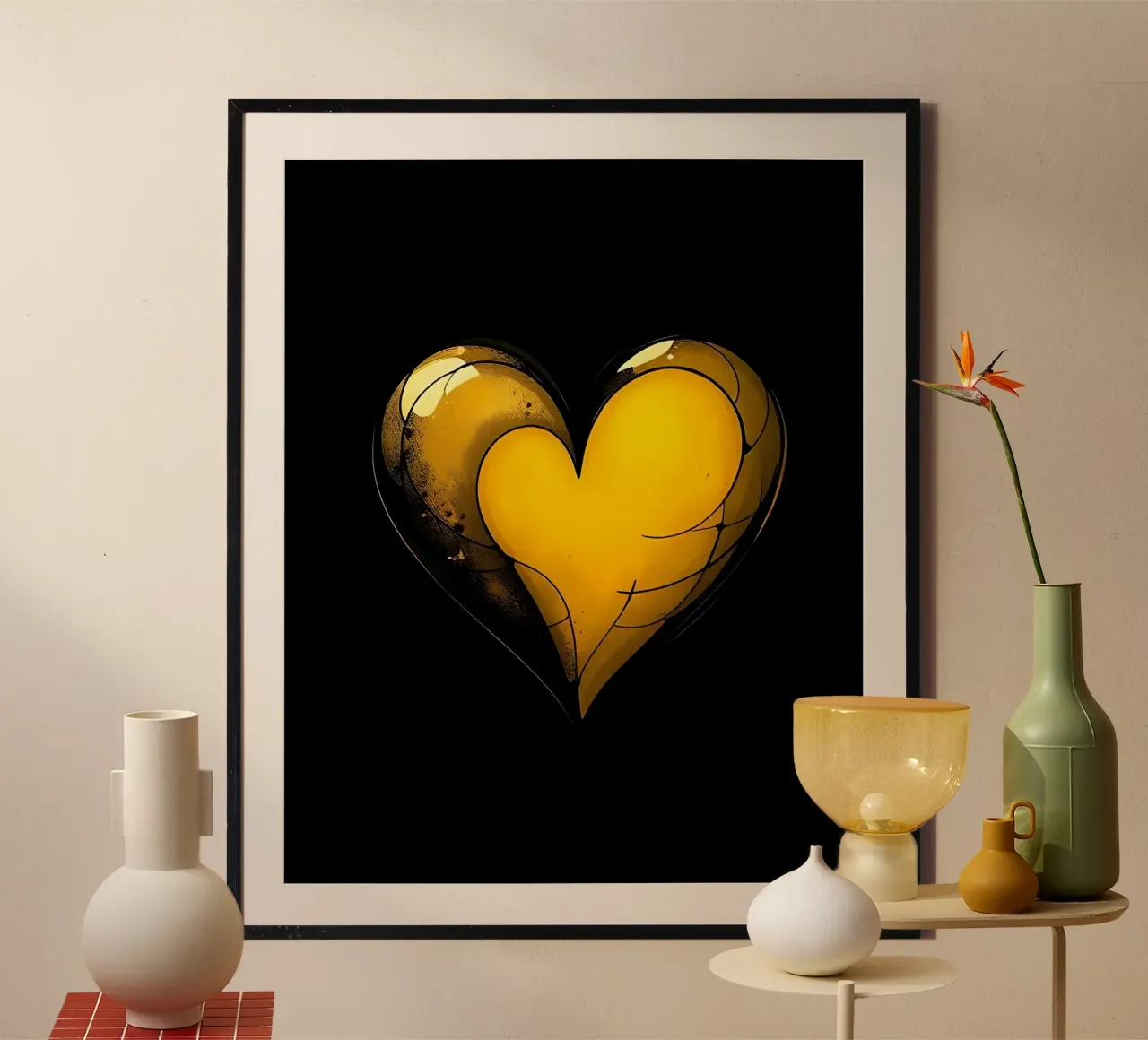 Cuore_6 poster da schwarz-gelb by LK