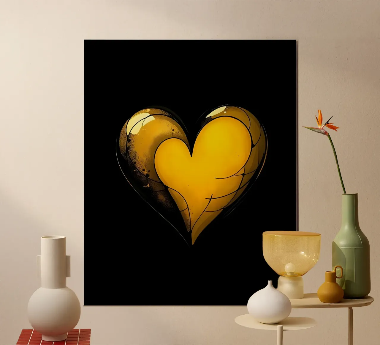 Cuore_6 poster da schwarz-gelb by LK