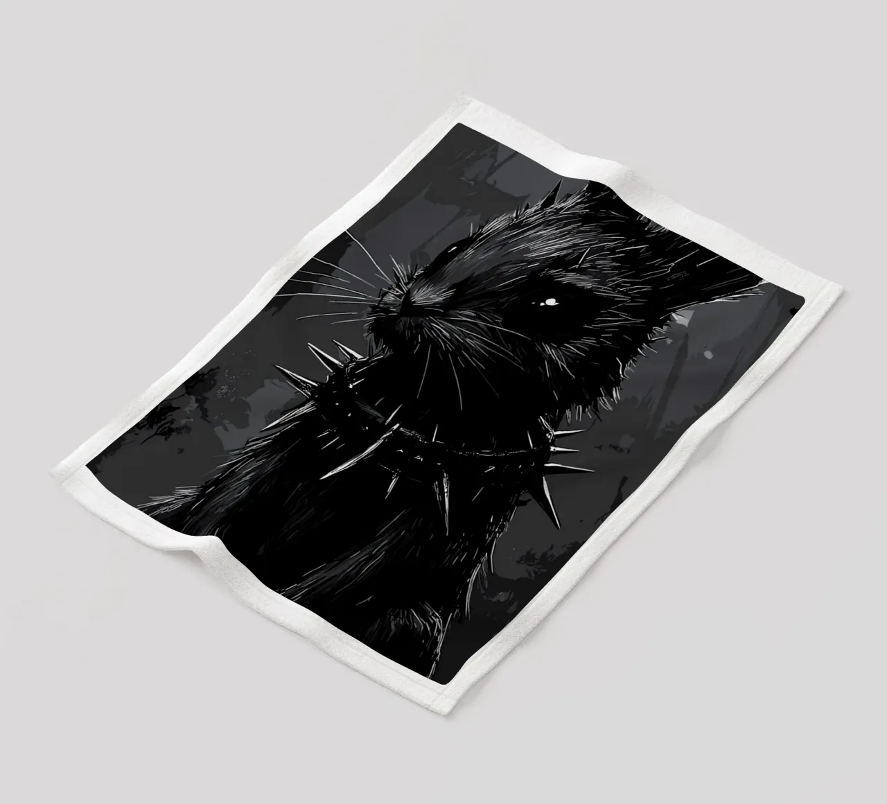 Coniglietto gotico - Eleganza dark nella foresta coperta in pile da pixelbull - medieval art and more