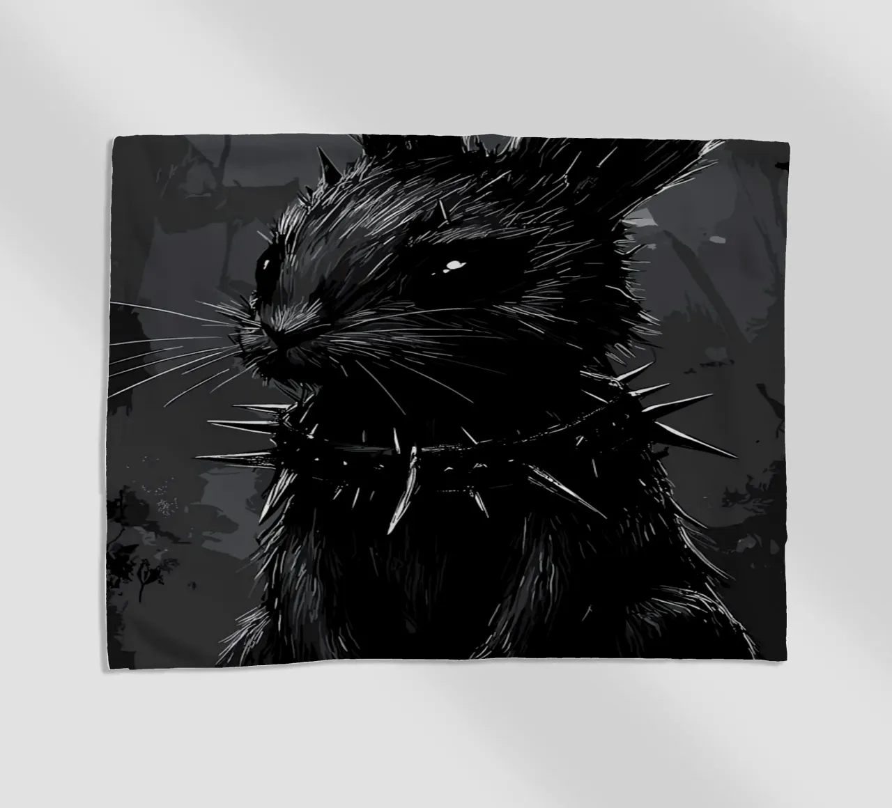 Coniglietto gotico - Eleganza dark nella foresta telo mare da pixelbull - medieval art and more