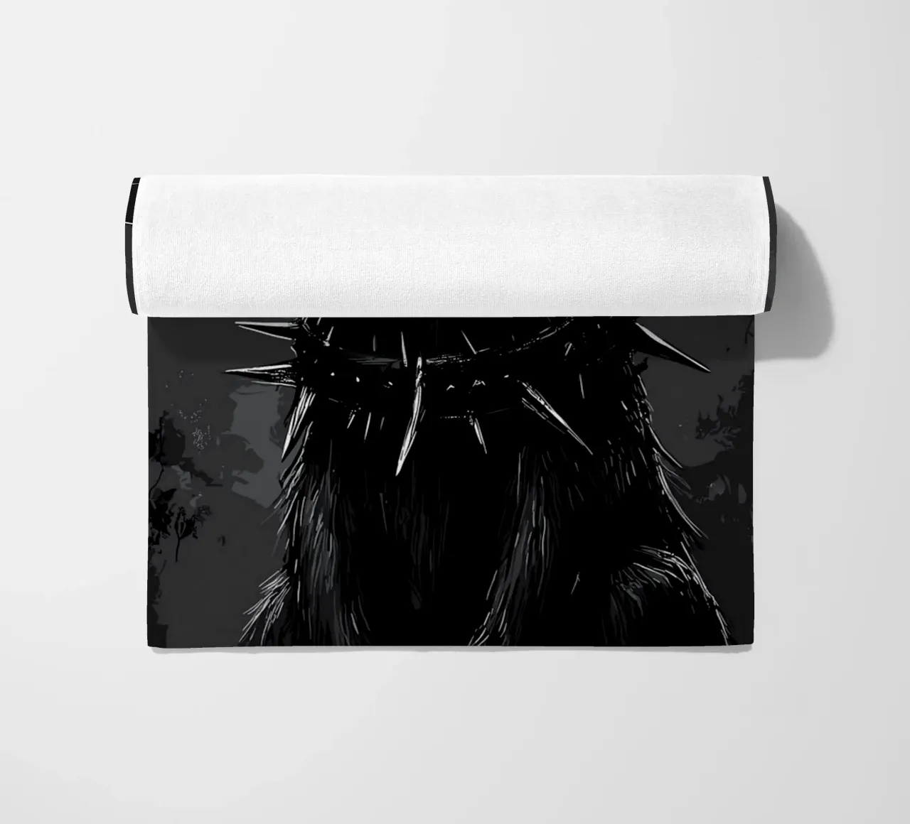 Coniglietto gotico - Eleganza dark nella foresta telo mare da pixelbull - medieval art and more