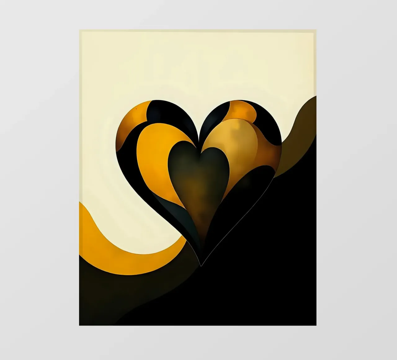 Cuore_7 pellicola backlit da schwarz-gelb by LK