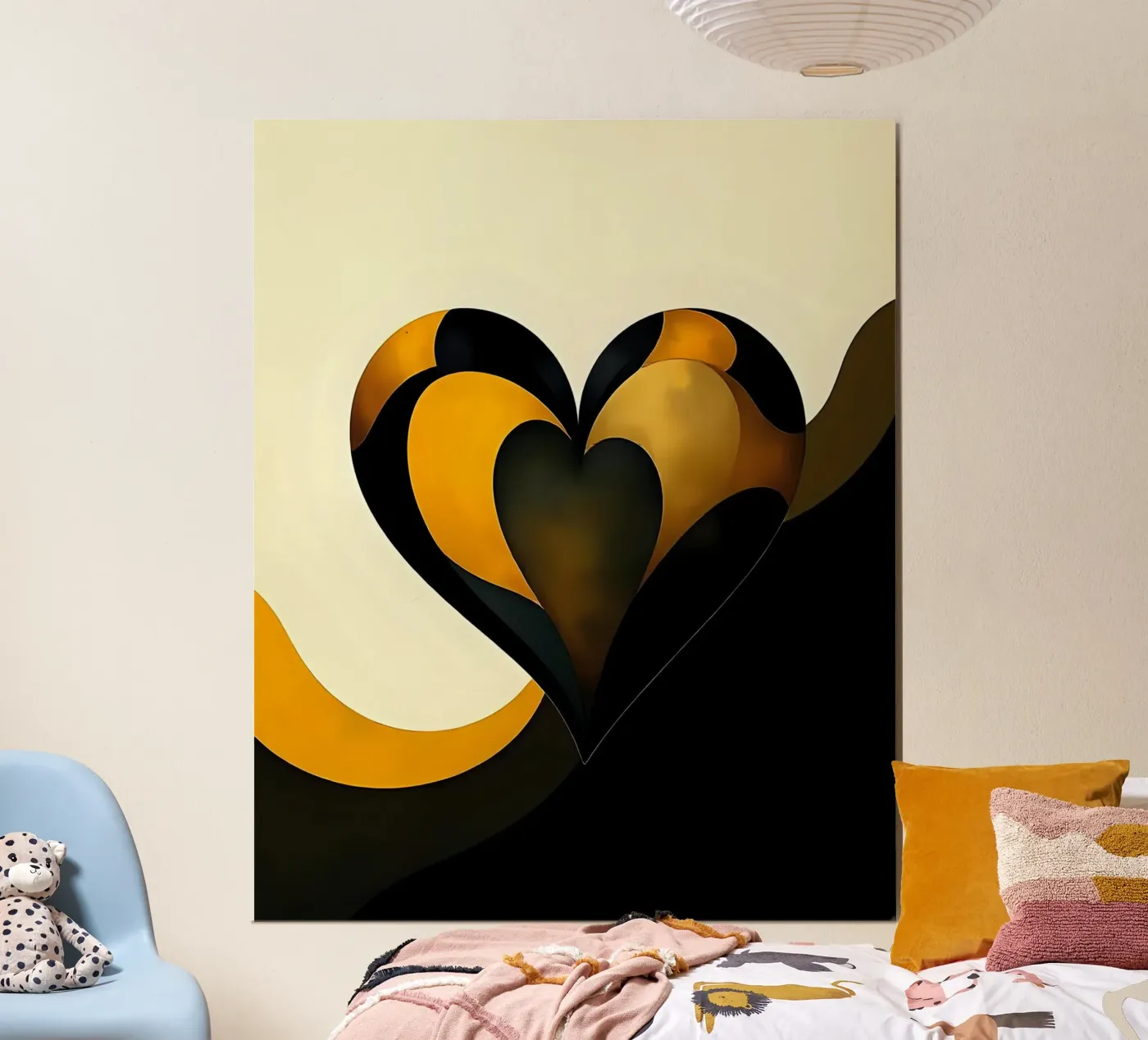 Heart_7 poster da schwarz-gelb by LK