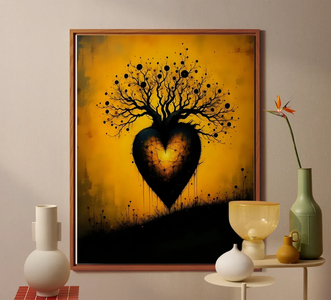 Cuore_8 alluminio dibond da schwarz-gelb by LK