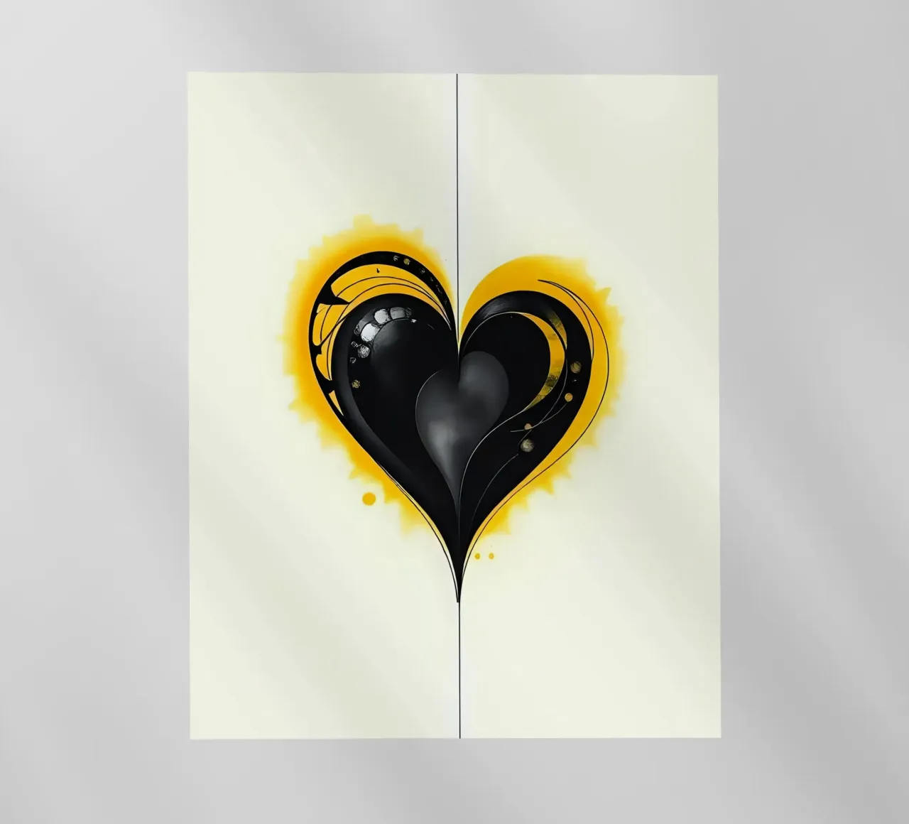 Cuore_10 pellicola backlit da schwarz-gelb by LK