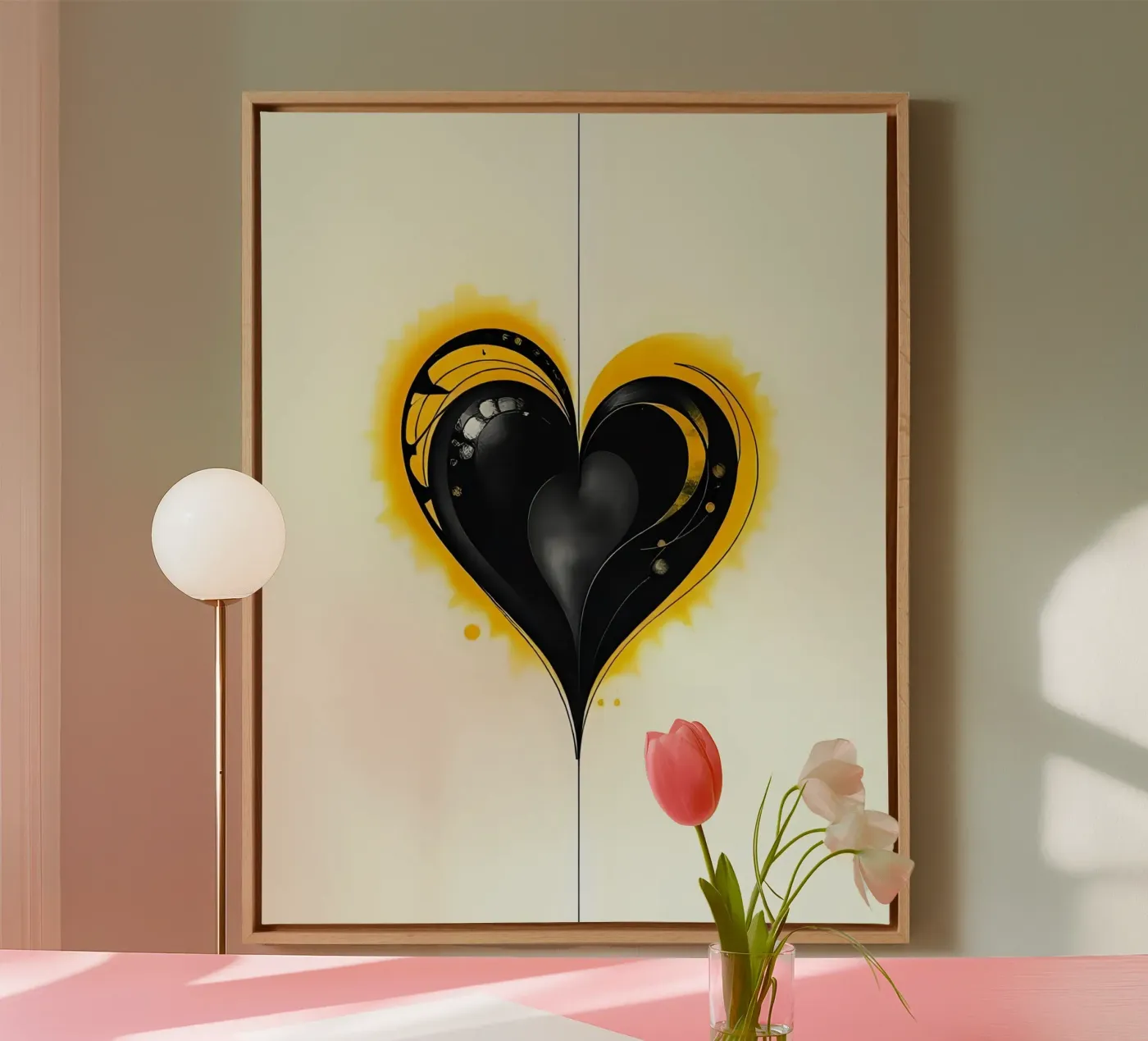 Cuore_10 tela da schwarz-gelb by LK