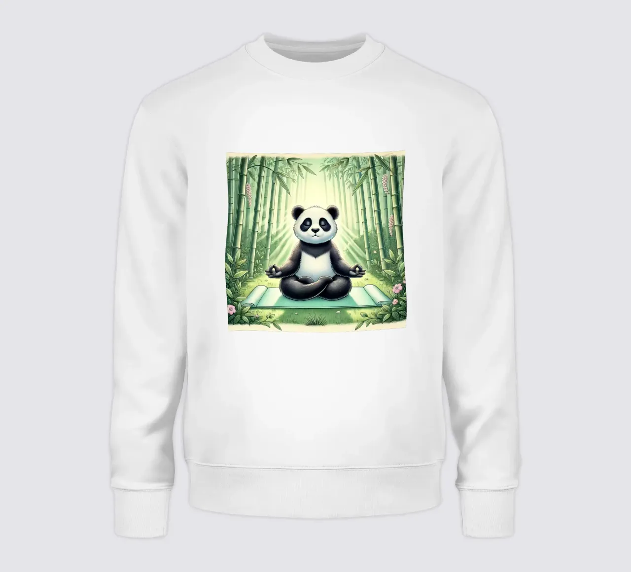 Panda Yogi Serenity felpa da FluffyToons