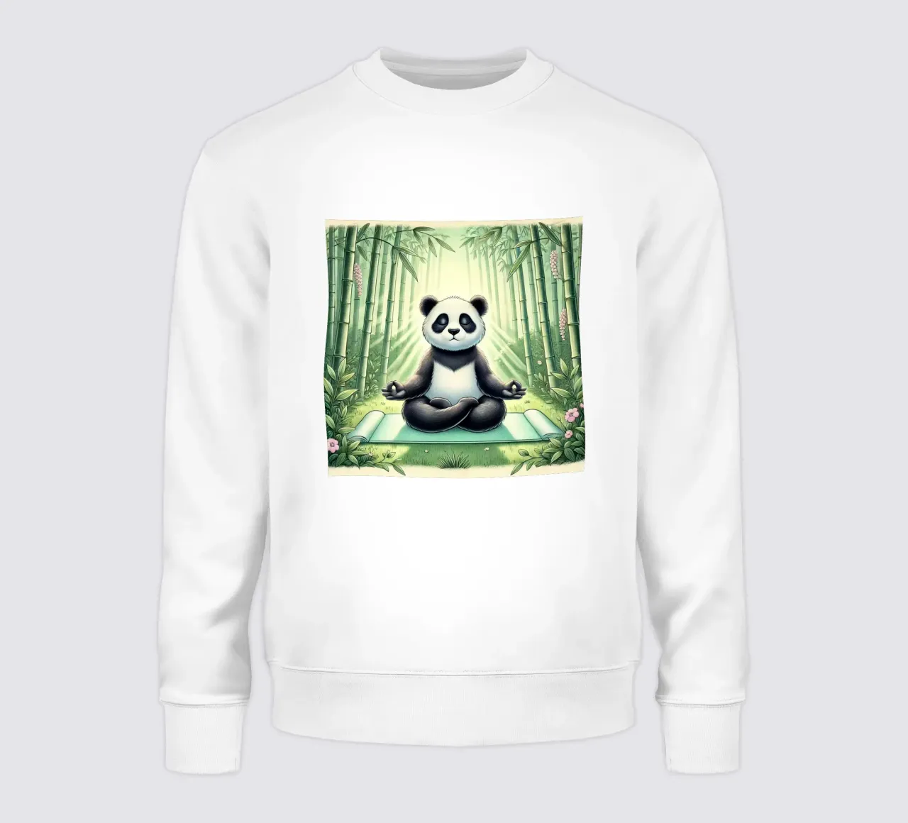 Panda Yogi Serenity felpa da FluffyToons