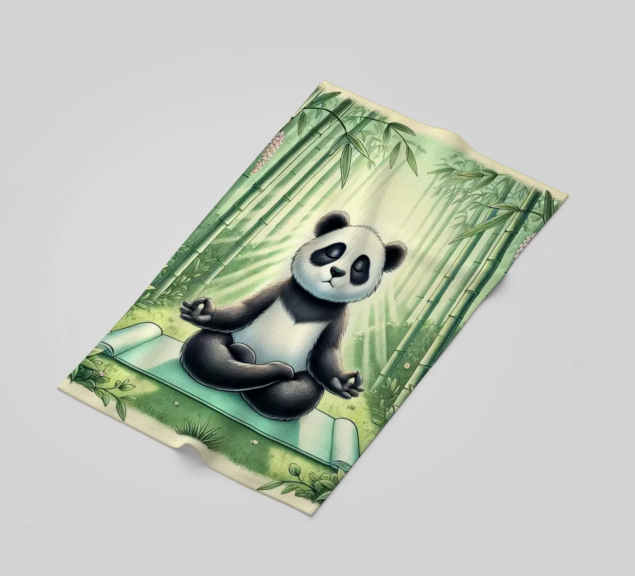 Panda Yogi Serenity telo mare da FluffyToons