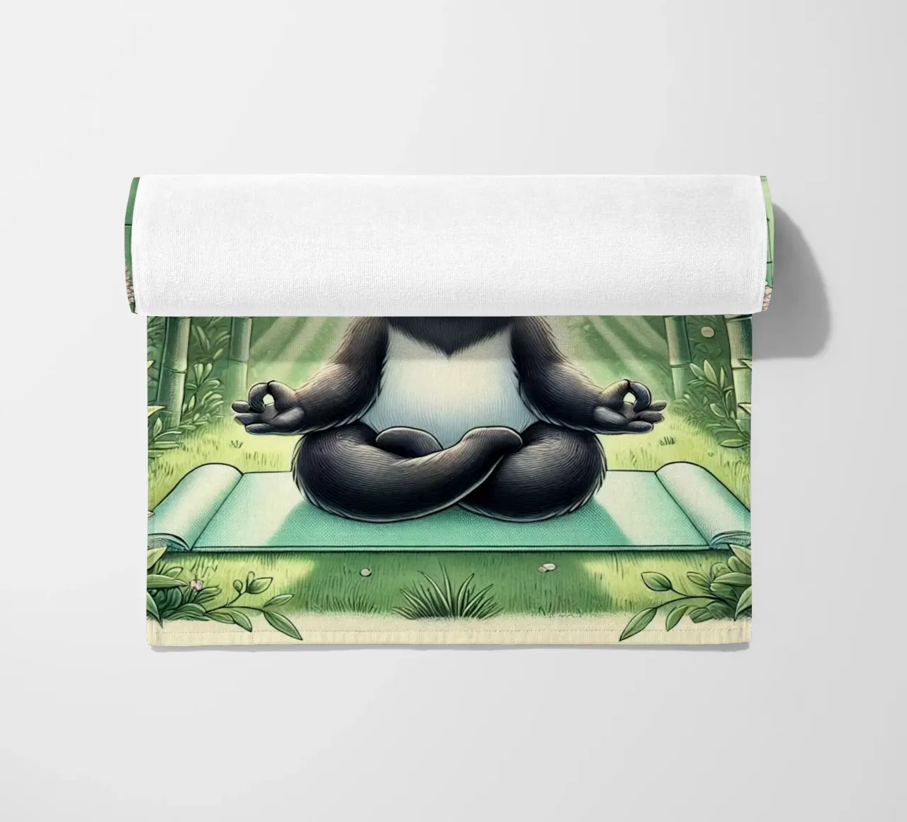 Panda Yogi Serenity telo mare da FluffyToons