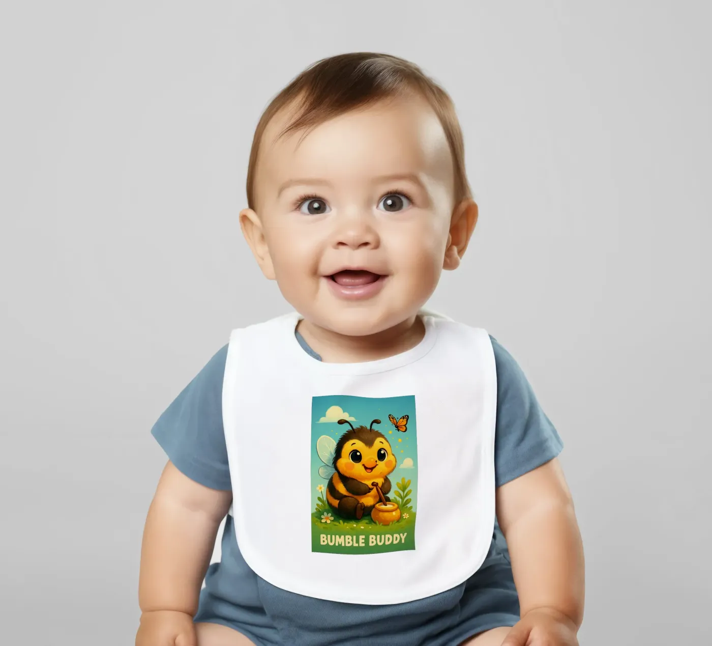 Bumble Buddy Babylätzchen von FluffyToons