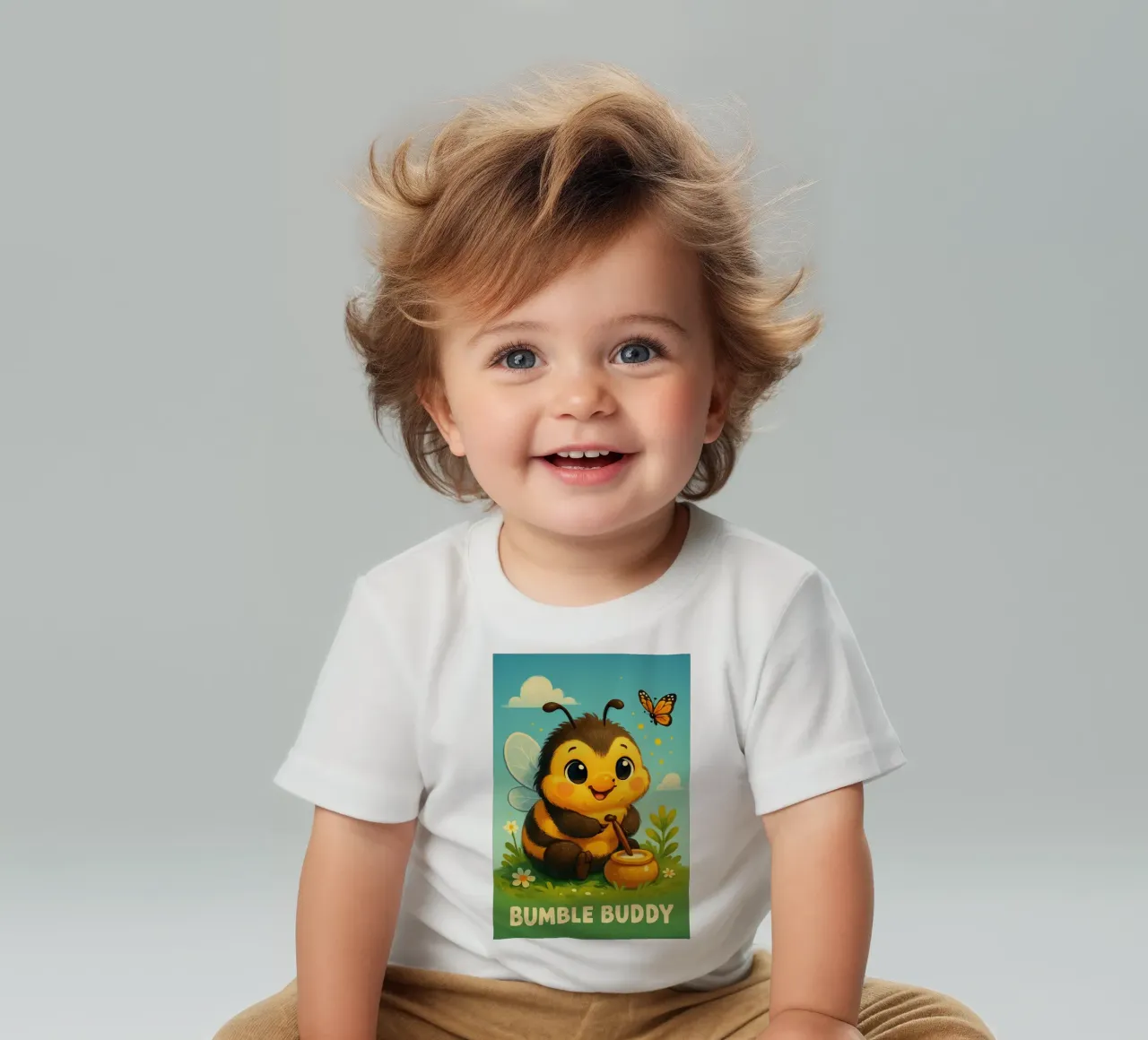 Bumble Buddy maglietta neonato da FluffyToons