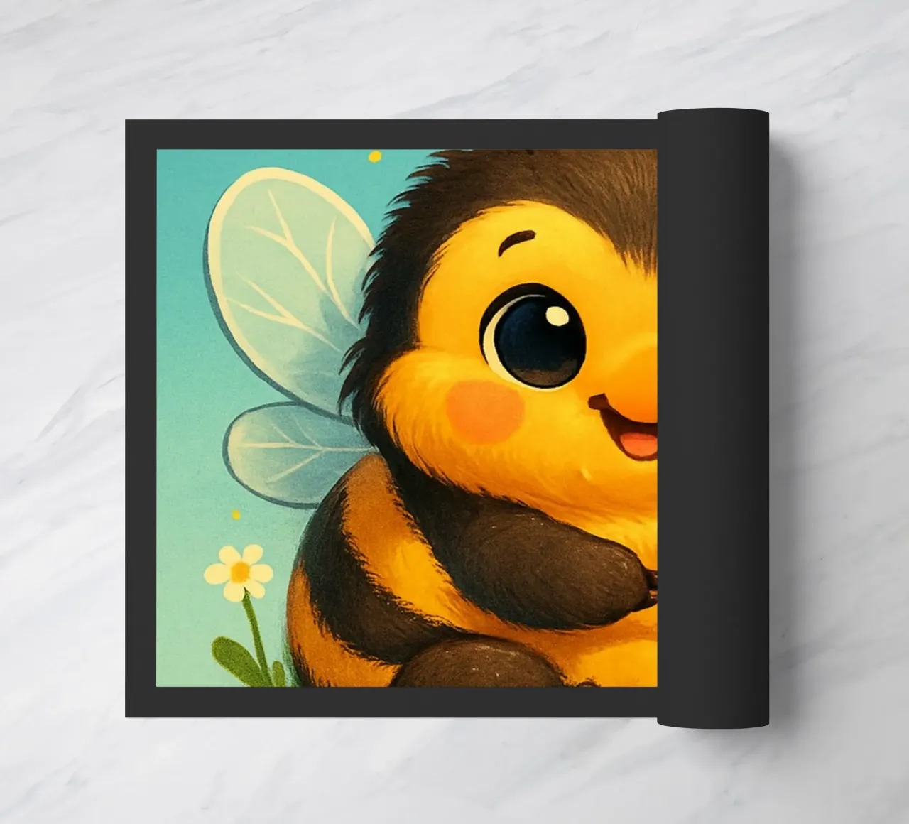Bumble Buddy doormat by FluffyToons