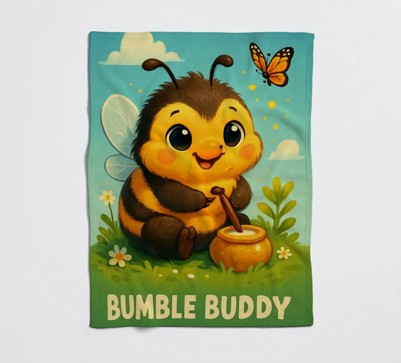 Bumble Buddy coperta in pile da FluffyToons