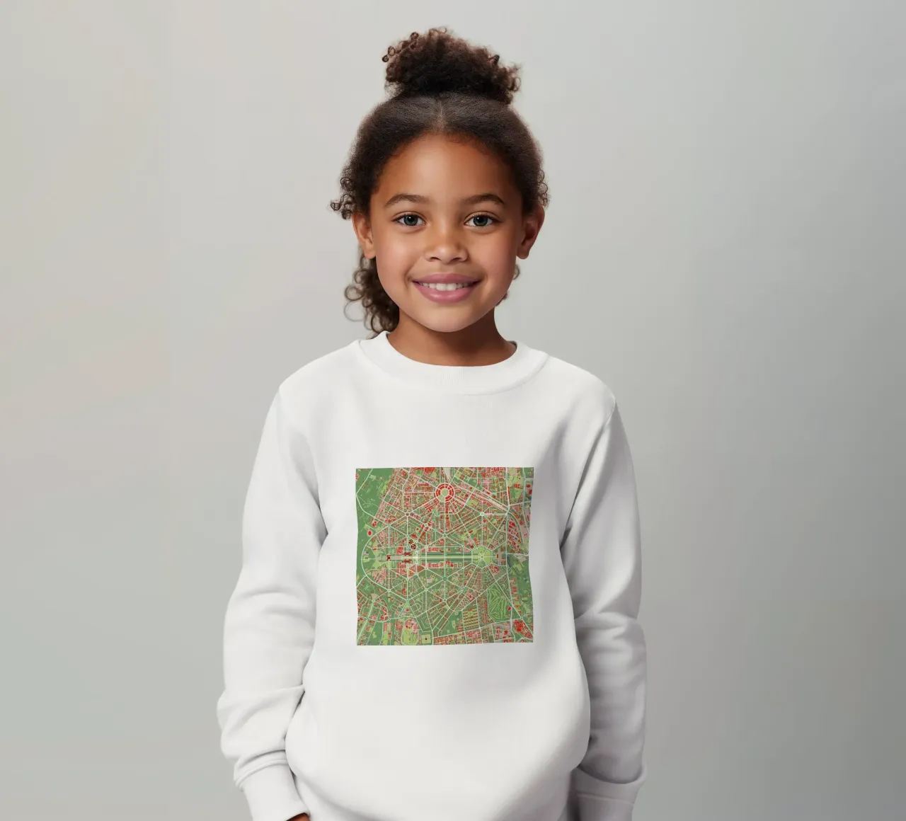 New Delhi Classic kids sweatshirt by Planos Urbanos