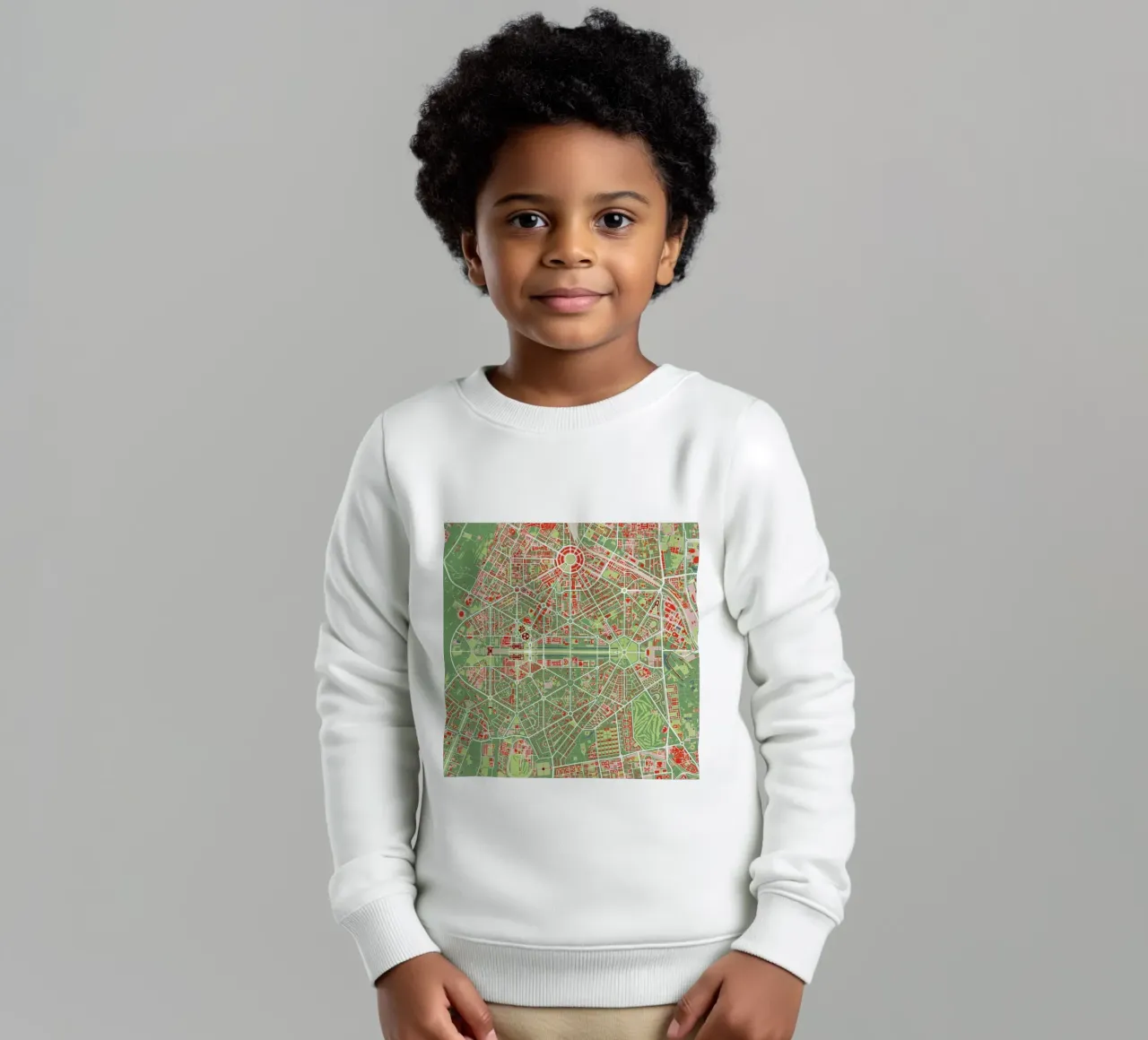 New Delhi Classic kids sweatshirt by Planos Urbanos