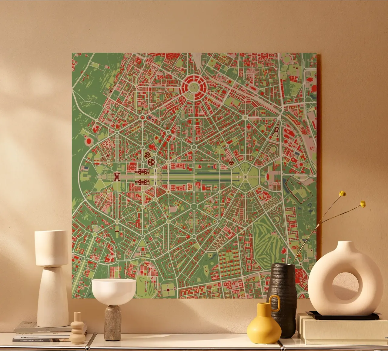 New Delhi Classic alu-dibond by Planos Urbanos