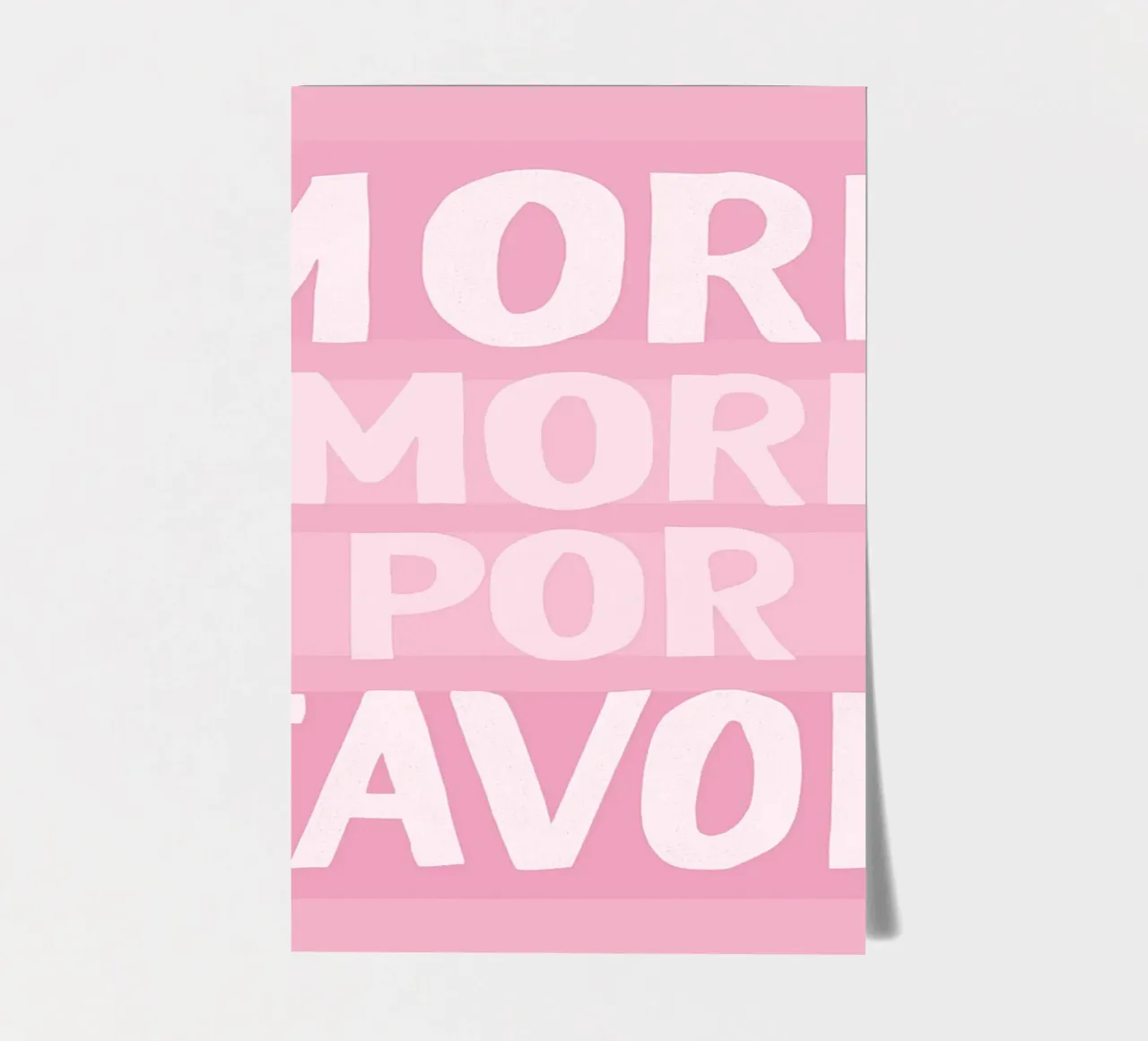 Rosa - more amore por favor sticker sheet by Carinaprint