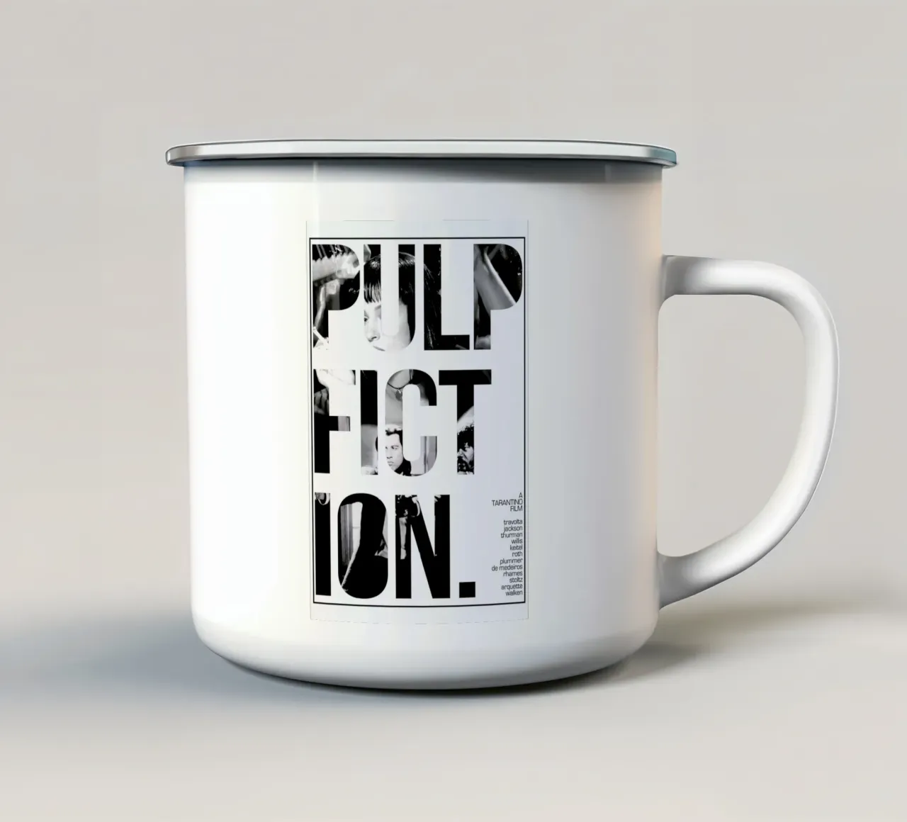 Pulp Fiction tazza in smalto da MD POSTERS