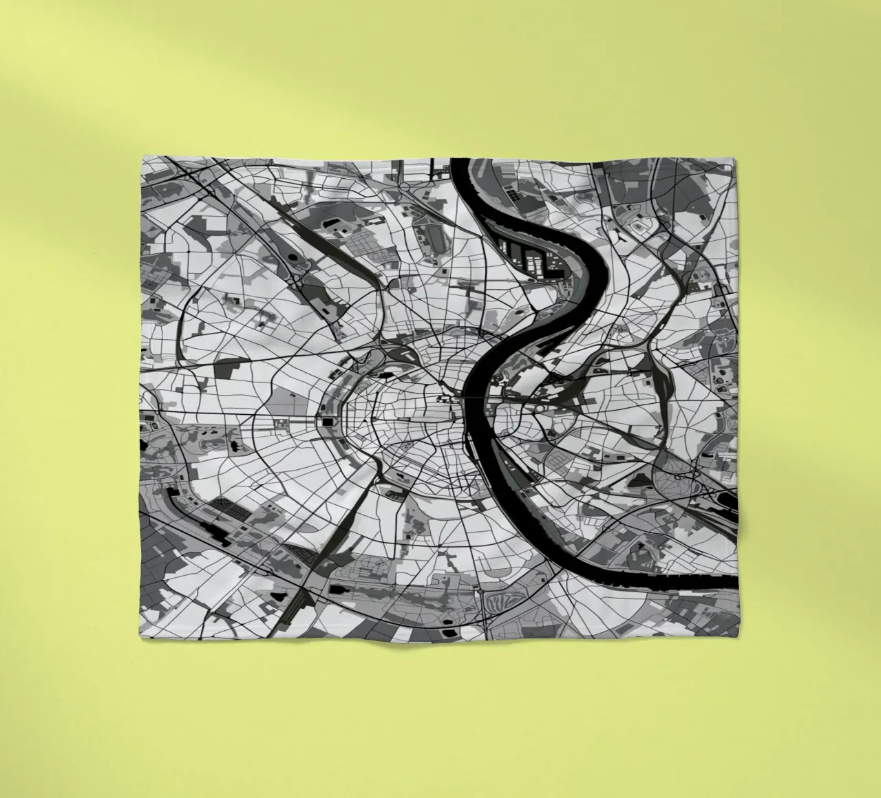 Cologne Black & White coperta in pile da Planos Urbanos