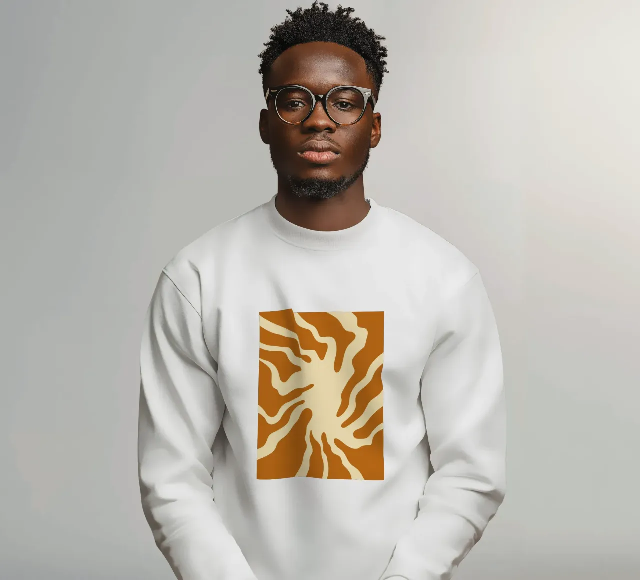 Linee d'onda minimaliste felpa da MODERN NUANCE