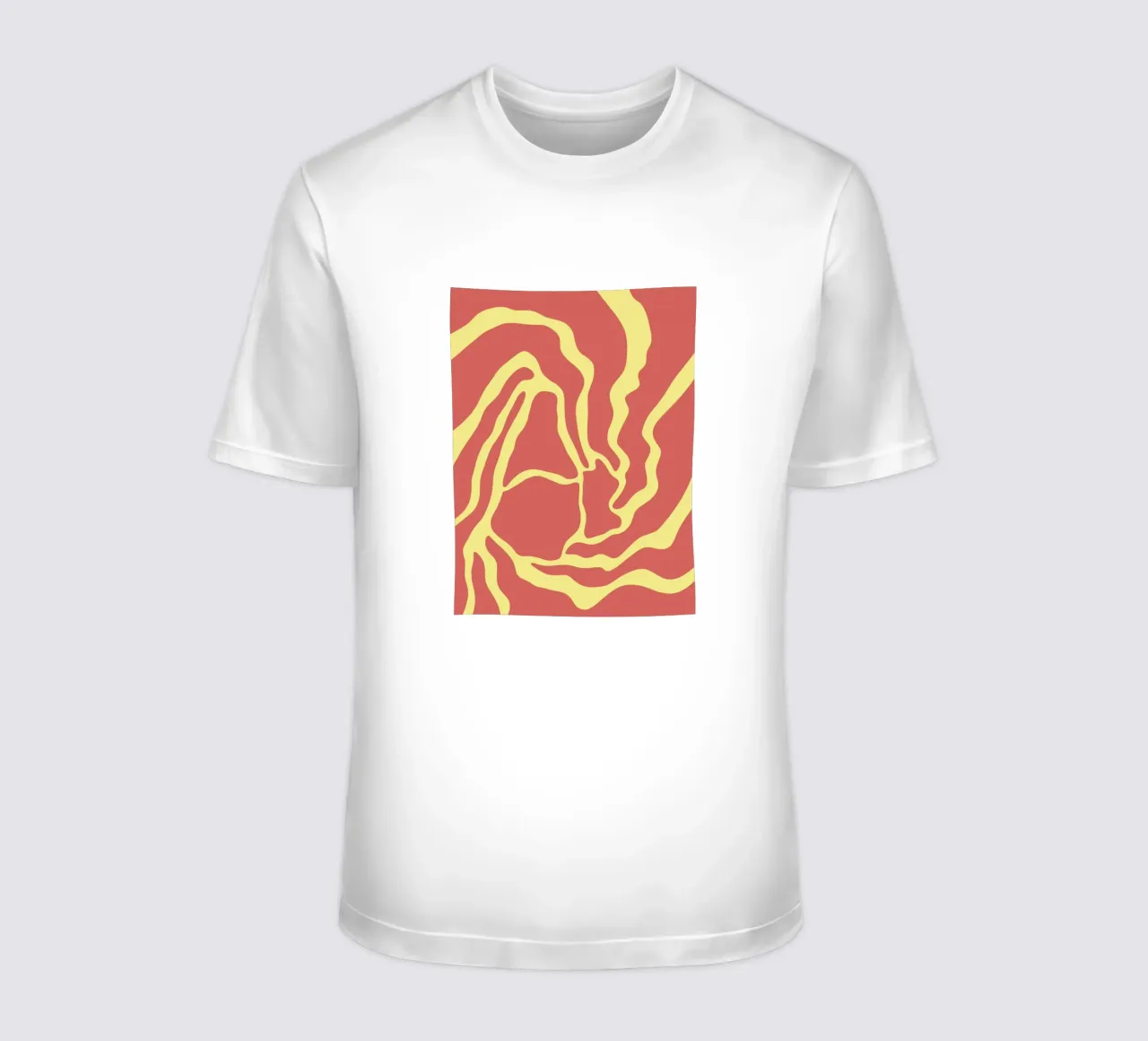 Linee d'onda minimaliste t-shirt da MODERN NUANCE