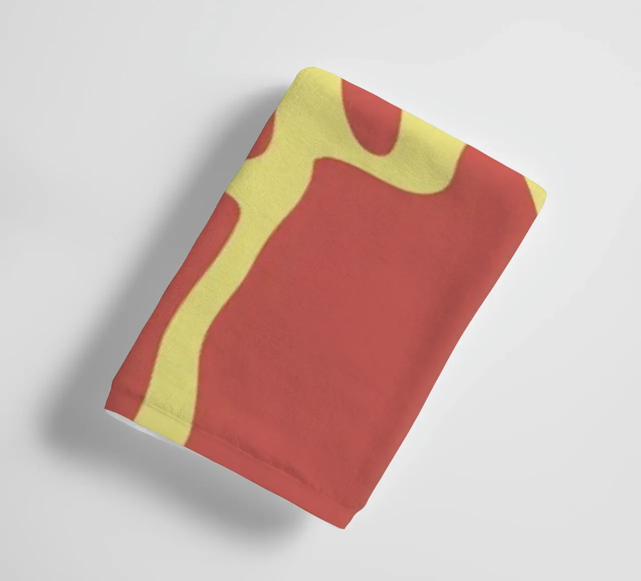 Minimalist Wave Lines towel by MODERN NUANCE