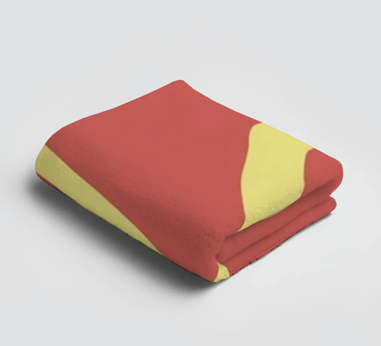 Minimalist Wave Lines towel by MODERN NUANCE